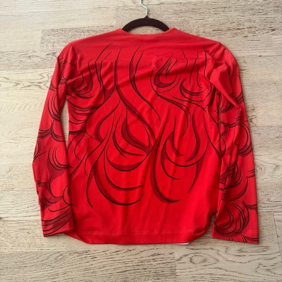 Pushbutton Long Sleeve Top - Picture 2 of 3